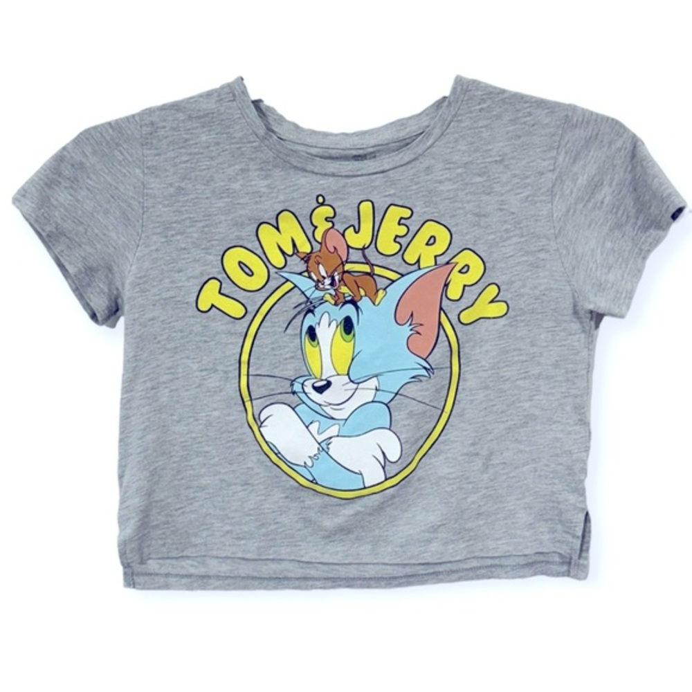 Tom & Jerry Women’s Crop‎ Top T-shirt Size S